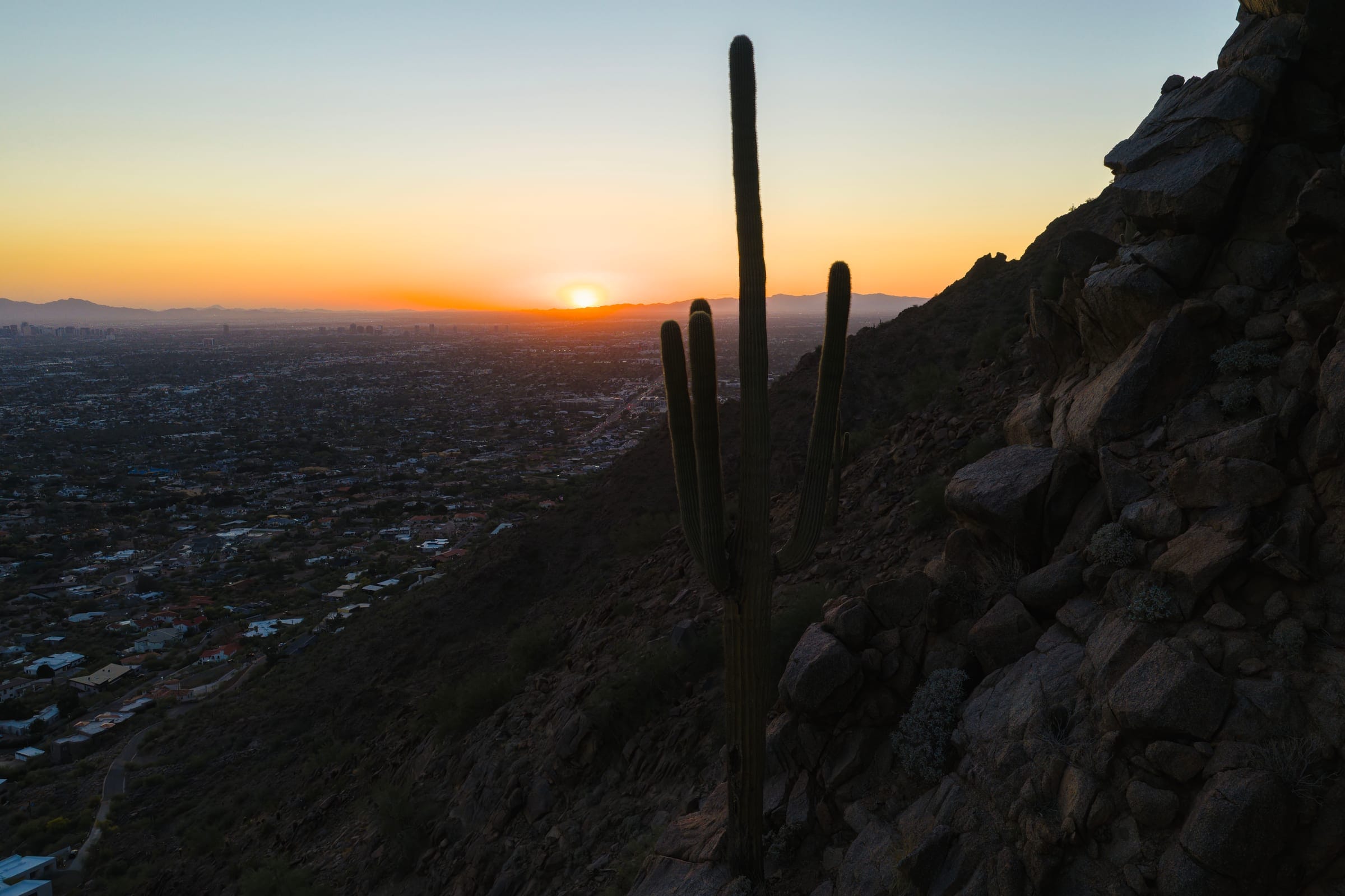 Arcadia, an established luxury neighborhood beneath Camelback Mountain