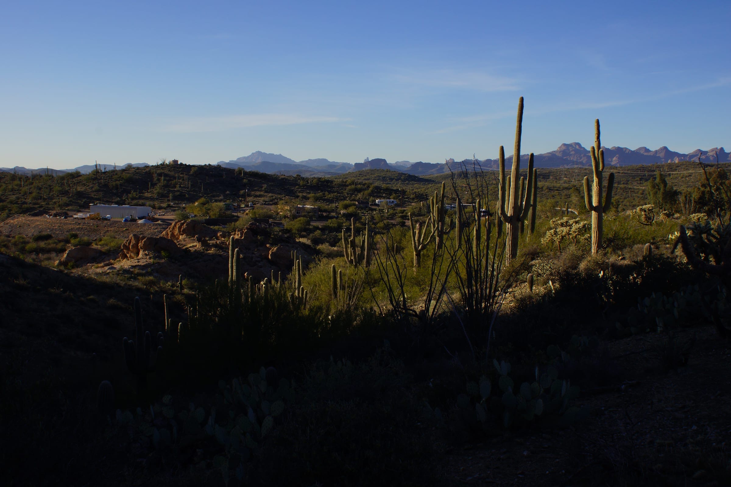 The Sonoran Uplands desert terrain of north Scottsdale