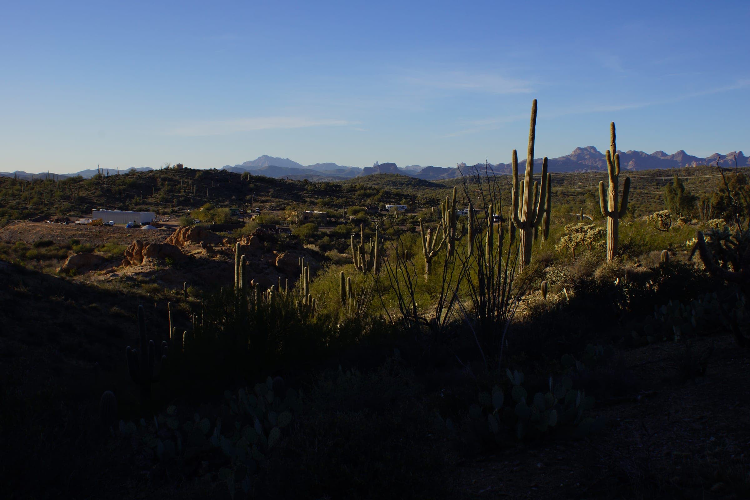 The Sonoran Uplands desert terrain of north Scottsdale